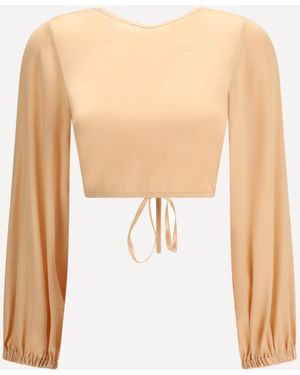 Kristina Ti V-Neck Blouse - White