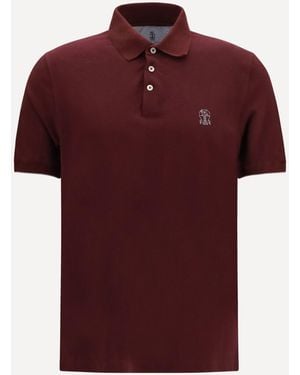 Brunello Cucinelli Polo Shirt - Red