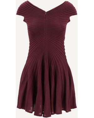 Alaïa Abito Mini 3D Partial - Rosso