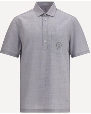 Brunello Cucinelli Camicia Polo - Grigio