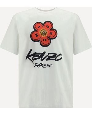 KENZO Futura 2000 Cotton T-Shirt - White