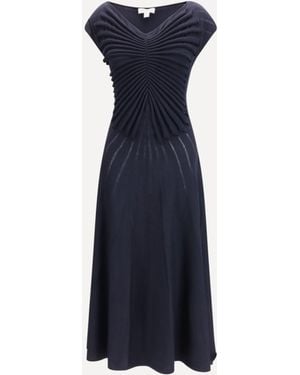 Alaïa Wool Shaping Dress - Blue