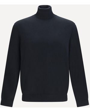 ZEGNA Oasi Cashmere Turtleneck Jumper - Blue