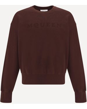 McQueen Crewneck Sweatshirt - Purple