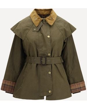 Barbour Lucrezia Waxed Jacket - Green