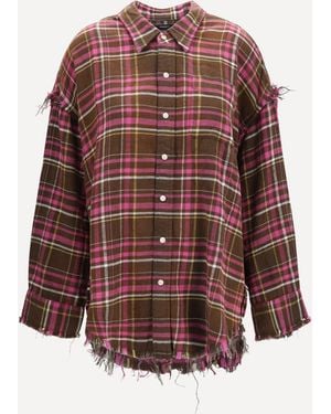 R13 Cotton Shirt - Red