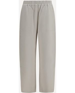 Brunello Cucinelli Cotton Track Pants - Gray
