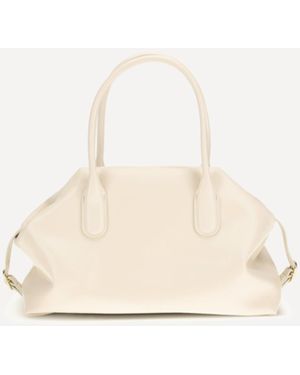 THEMOIRÈ Tallia Trank Medium Shoulder Bag - Natural