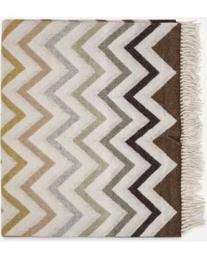 Missoni Wool-Blend Watamu Plaid - White