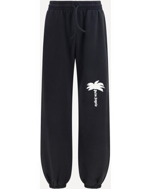 Palm Angels Palm Tree Statment Joggers - Blue