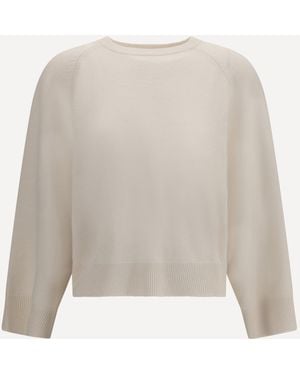 Brunello Cucinelli Maglione Girocollo - Bianco