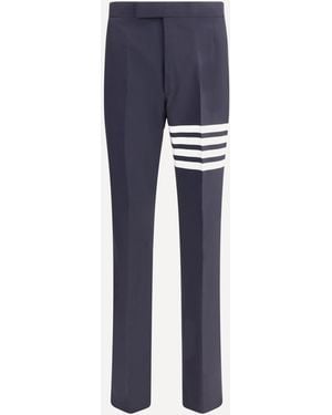 Thom Browne Wool Trousers - Blue