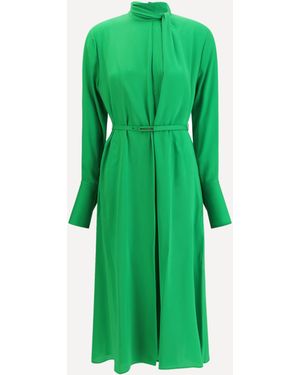 Tom Ford Silk Midi Dress - Green