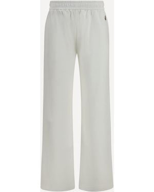 Moncler Logo-Appliqué Trousers - White