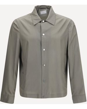 Brunello Cucinelli Unlined Silk Jacket - Grey