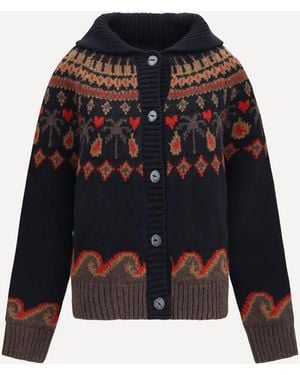 Alanui Sweet Winter Cardigan - Black