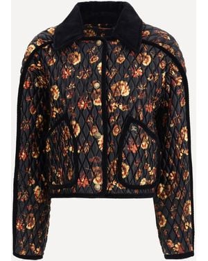 Burberry Quilted Jacket "Floriston" - Black