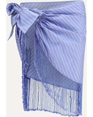 ANDAMANE Dolly Wrap Skirt - Blue