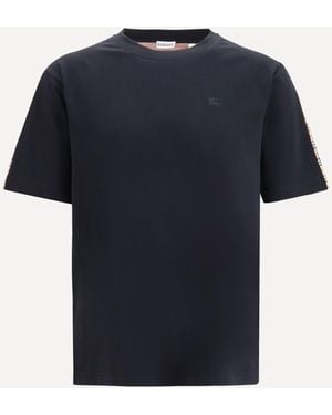 Burberry Jwear Two-Tone T-Shirt - Blue