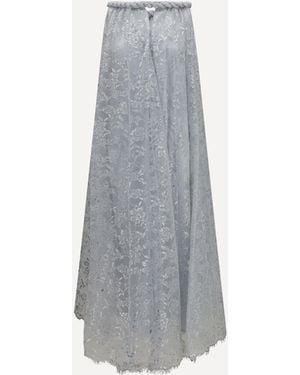 Zimmermann Carousel Metallic Twist Dress - Grey
