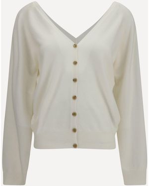 Lisa Yang Jiani Cashmere Cardigan - Natural