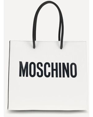 Moschino Leather Bag - White