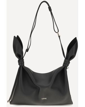 Loewe Scarf Medium Shoulder Bag - Black