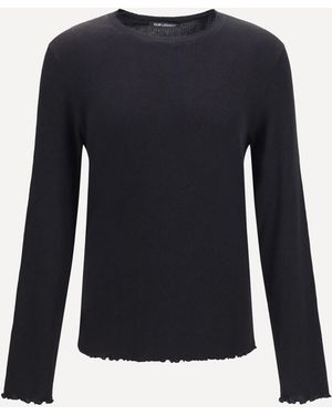 Our Legacy Ribbed Cotton-Blend - Blue