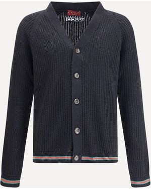Gucci Knit Cardigan - Blue
