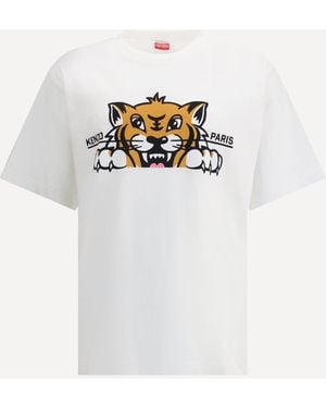 KENZO Happy Tiger T-Shirt - White
