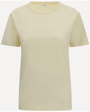 Rier Cotton Short-Sleeve T-Shirt - White