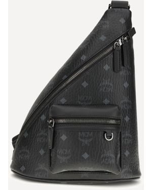 MCM Aren Sling Backpack - Black