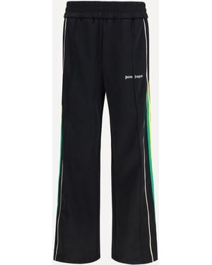 Palm Angels Classic Logo Vintage Track Trousers - Black