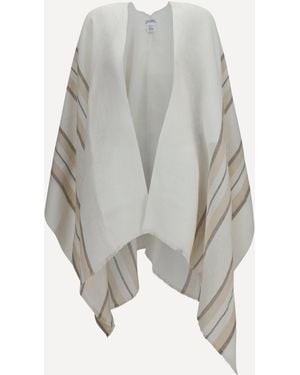 Brunello Cucinelli Open Poncho - Grey