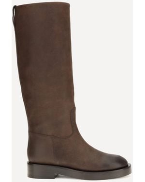 Paris Texas Napa Leather High Boots - Brown