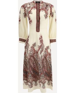 Etro Sablé Long Dress - Natural