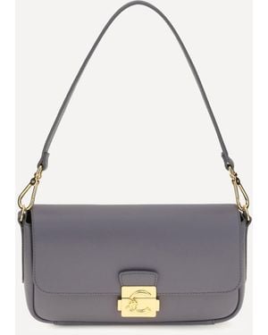 Coccinelle C-Me Lock Medium Shoulder Bag - White