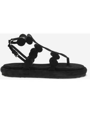 Pierre Hardy Suede Sandals - Black