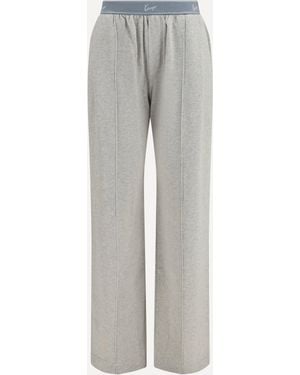 KENZO Signature Stretch Cotton Pants - Gray