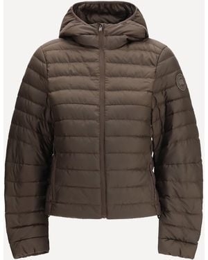 Canada Goose Aethera Tonal Label Hooded Jacket - Brown