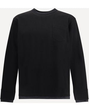Sacai Maglia A Maniche Lunghe - Nero