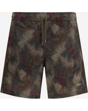 Herno Floral Swimsuit - Gray