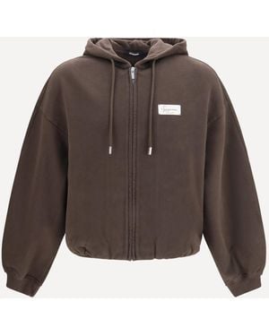 Jacquemus Le Montaigne Hooded Sweatshirt - Brown