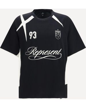 Represent Star Football T-Shirt - Black