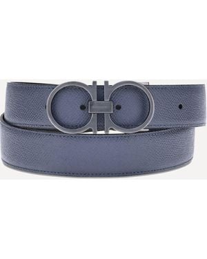 Blue Ferragamo Belts for Men | Lyst