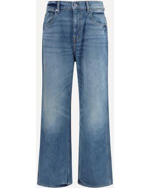 7FOR Wide-Leg Jeans - Blue