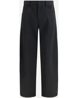 Séfr Oktai Wool-Blend Trousers - Black