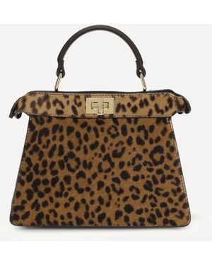 Fendi Borsa A Mano Peekaboo Iseeu Petite - Neutro