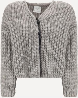 Forte Forte Forte_Forte Toggle Closure Cardigan - Grey