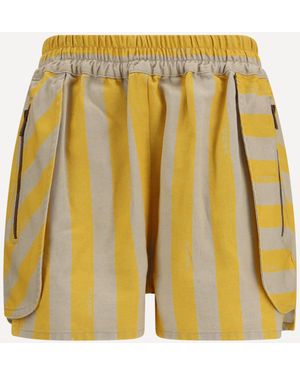 Fendi Pequin Shorts - Yellow